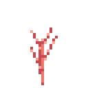 Pixel coral fan sprite