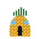 Pixel pineapple house